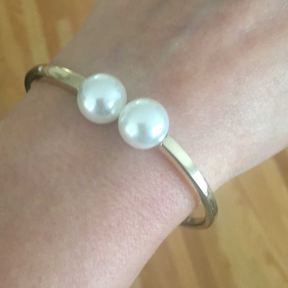 Pearl gold bracelet from Talbots